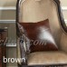 Vintage Square Faux Leather Pillowcase Wet Look Cushion Cover Zipper Home Decor    232888119429